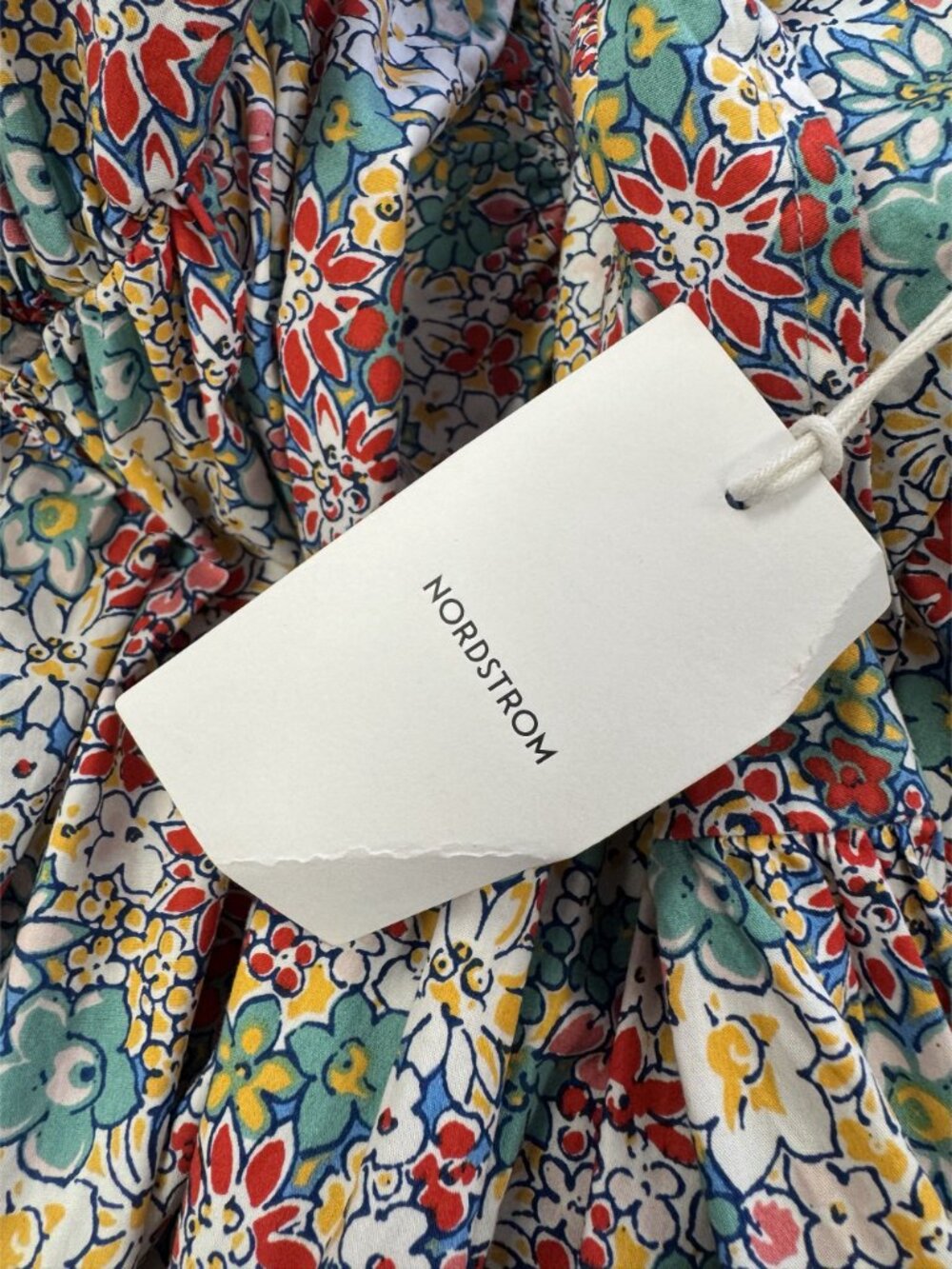 NORDSTROM Women Floral Dress with Pockets SMALL - Picture 5 of 5